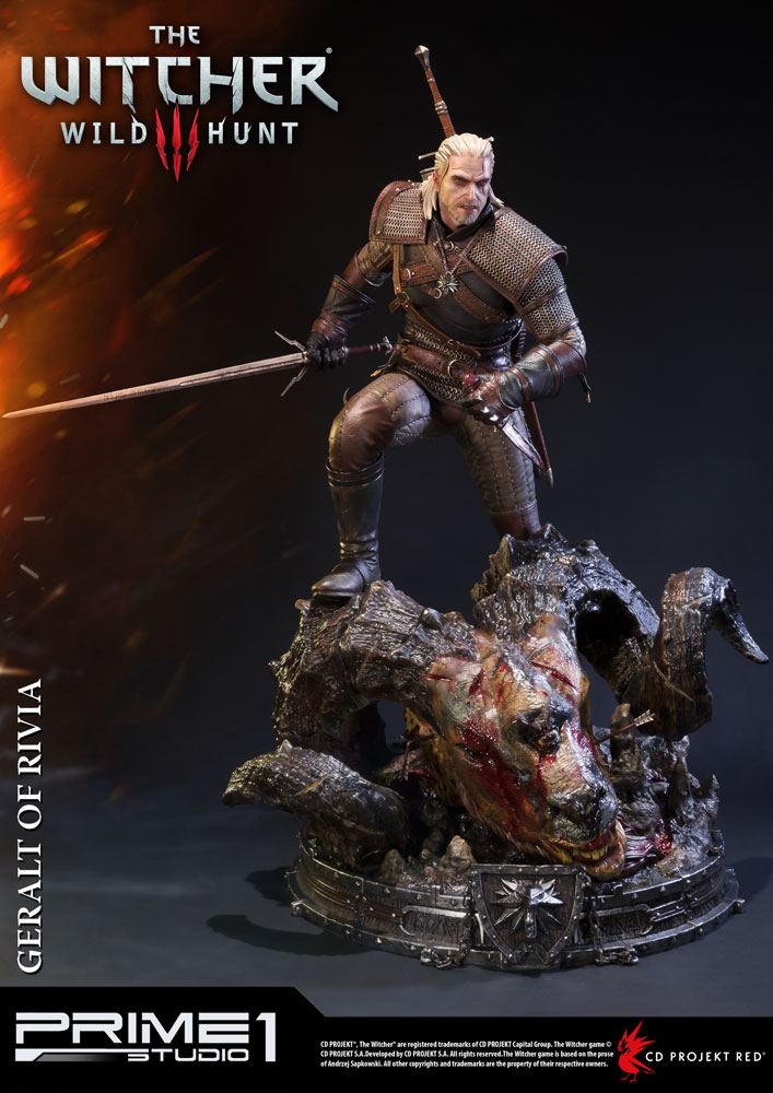 Witcher 3 Geralt of Rivia Statue by Prime 1 Studio
