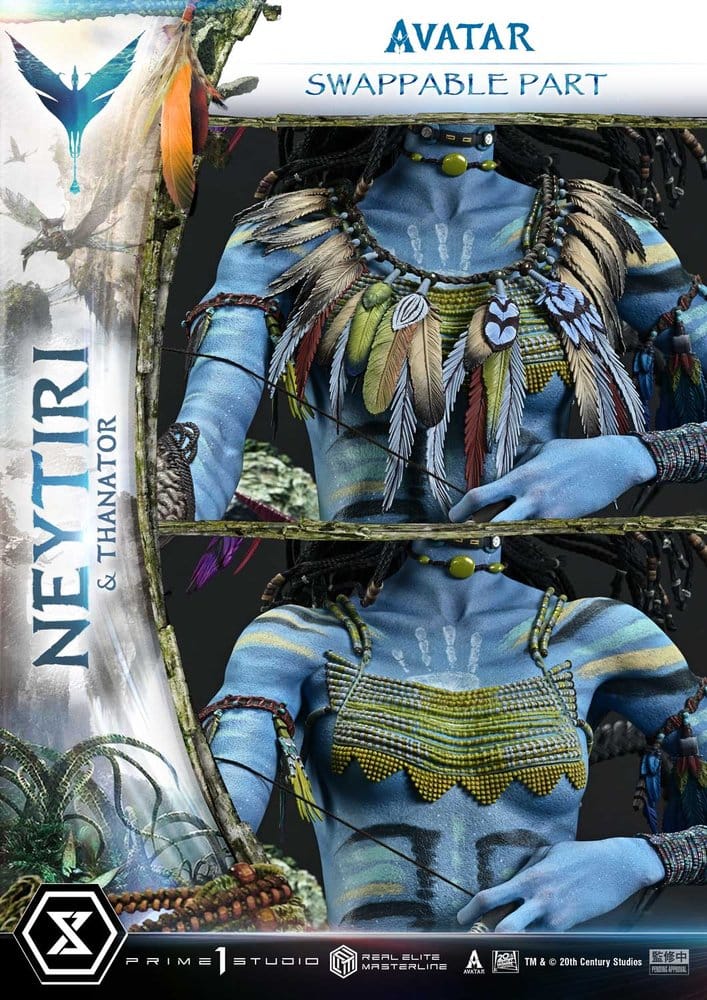 Avatar (Film) Real Elite Masterline Series Statue 1/4 Neytiri & Thanator 75 cm [5]