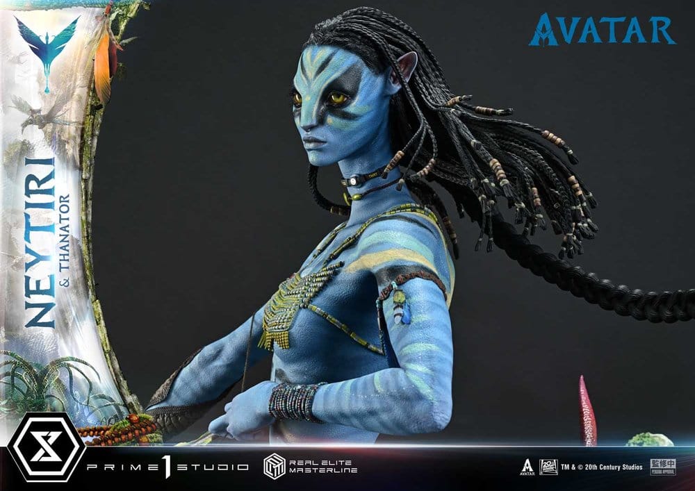 Avatar (Film) Real Elite Masterline Series Statue 1/4 Neytiri & Thanator 75 cm [14]