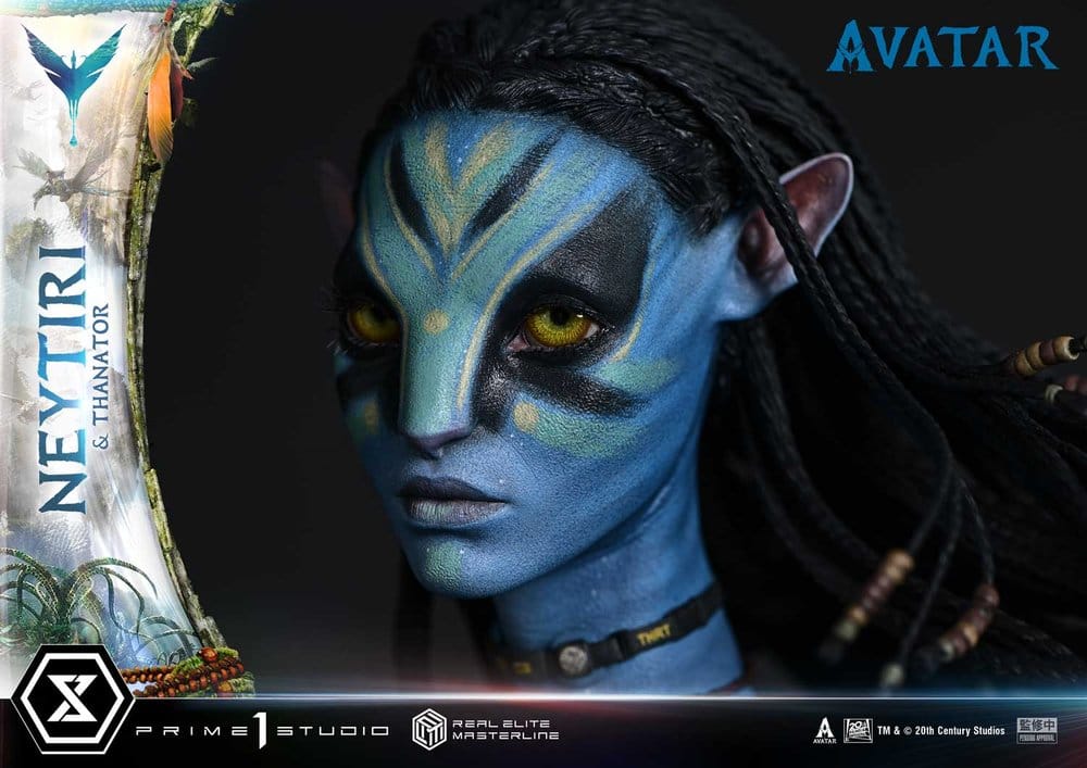 Avatar (Film) Real Elite Masterline Series Statue 1/4 Neytiri & Thanator 75 cm [16]