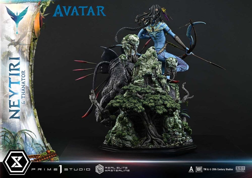 Avatar (Film) Real Elite Masterline Series Statue 1/4 Neytiri & Thanator Deluxe Version 75 cm [8]
