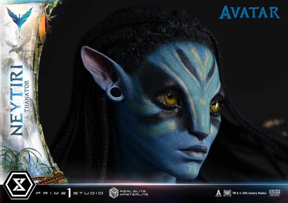 Avatar (Film) Real Elite Masterline Series Statue 1/4 Neytiri & Thanator Deluxe Version 75 cm [17]