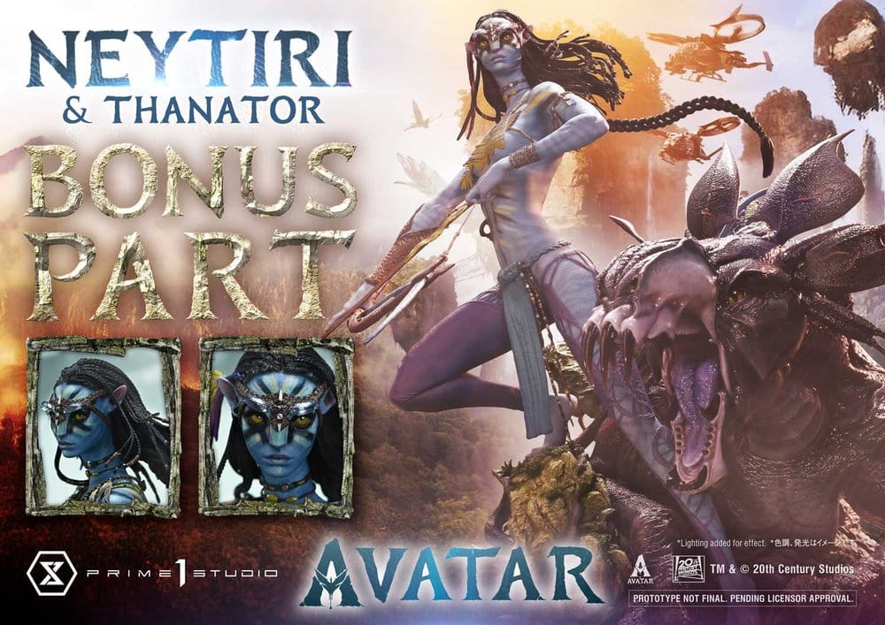 Avatar (Film) Real Elite Masterline Series Statue 1/4 Neytiri & Thanator Deluxe Bonus Version 75 cm [2]