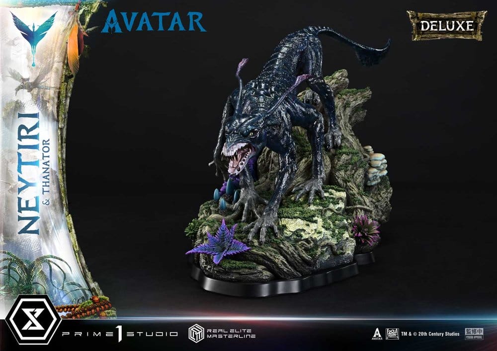 Avatar (Film) Real Elite Masterline Series Statue 1/4 Neytiri & Thanator Deluxe Bonus Version 75 cm [4]