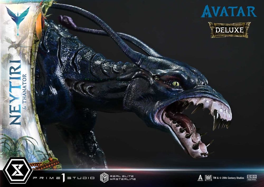 Avatar (Film) Real Elite Masterline Series Statue 1/4 Neytiri & Thanator Deluxe Bonus Version 75 cm [22]