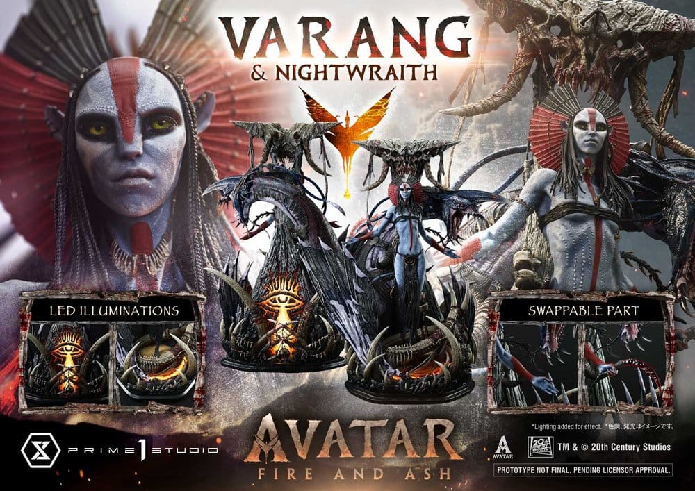 Avatar: Fire and Ash (Film) Real Elite Masterline Series Statue 1/4 Varang & Nightwraith Avatar Legacy Collection 96 cm [2]