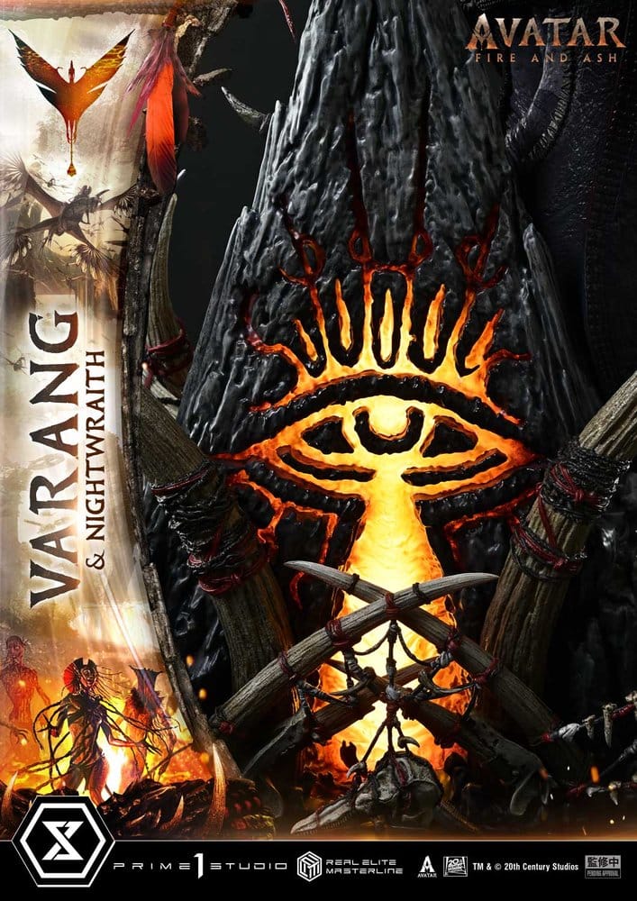 Avatar: Fire and Ash (Film) Real Elite Masterline Series Statue 1/4 Varang & Nightwraith Avatar Legacy Collection 96 cm [12]