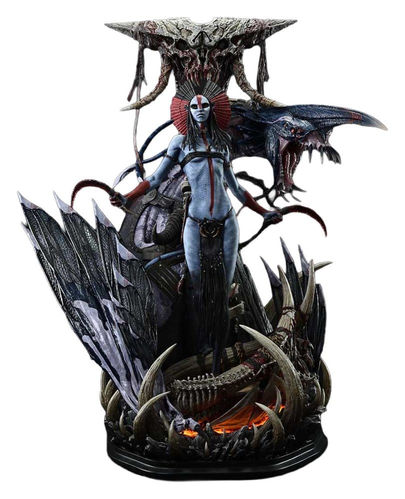 Collectibles - Avatar: Fire and Ash (Film) Real Elite Masterline Series Statue 1/4 Varang & Nightwraith Avatar Legacy Collection Bonus Version 96 cm