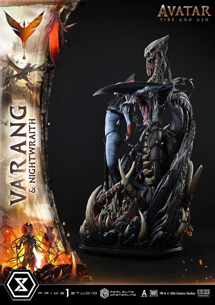 Avatar: Fire and Ash (Film) Real Elite Masterline Series Statue 1/4 Varang & Nightwraith Avatar Legacy Collection Bonus Version 96 cm [9]