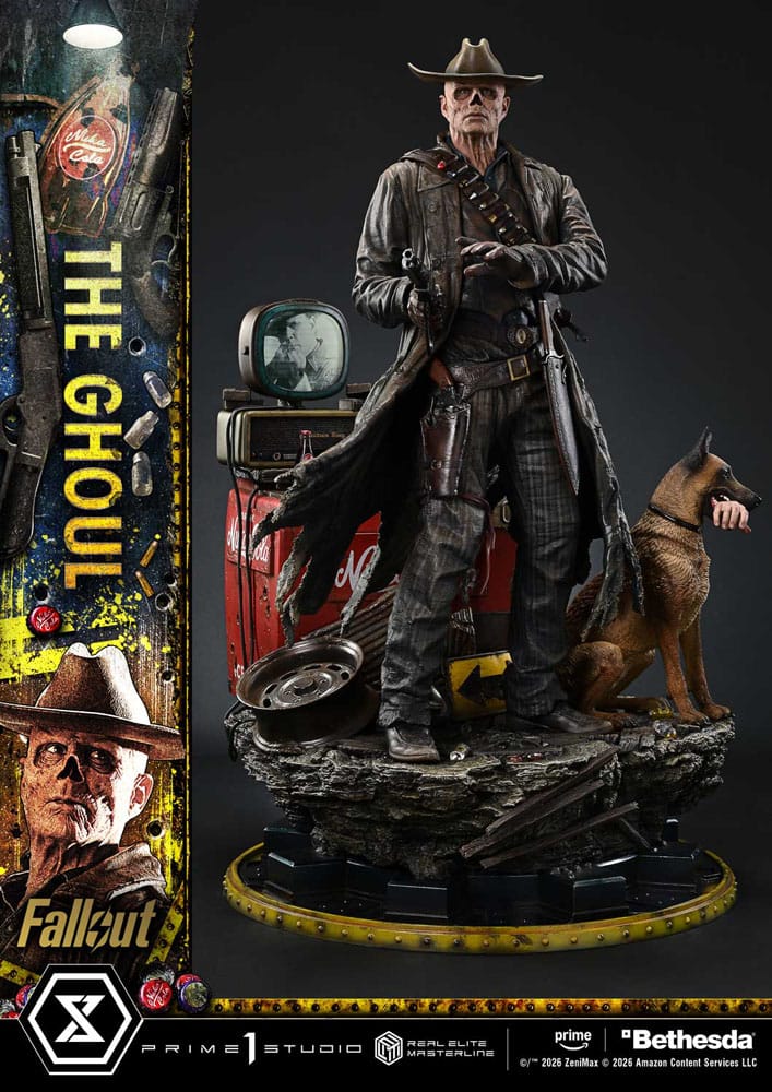 Fallout (TV Series) Real Elite Masterline Series Statue 1/4 The Ghoul Deluxe Version 64 cm [24]
