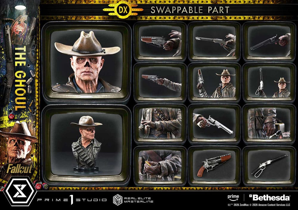 Fallout (TV Series) Real Elite Masterline Series Statue 1/4 The Ghoul DX Bonus Version 64 cm [9]