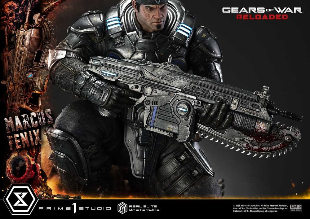 Gears of War: Reloaded Real Elite Masterline Series Statue 1/3 Marcus Fenix Ultimate Version 97 cm [15]