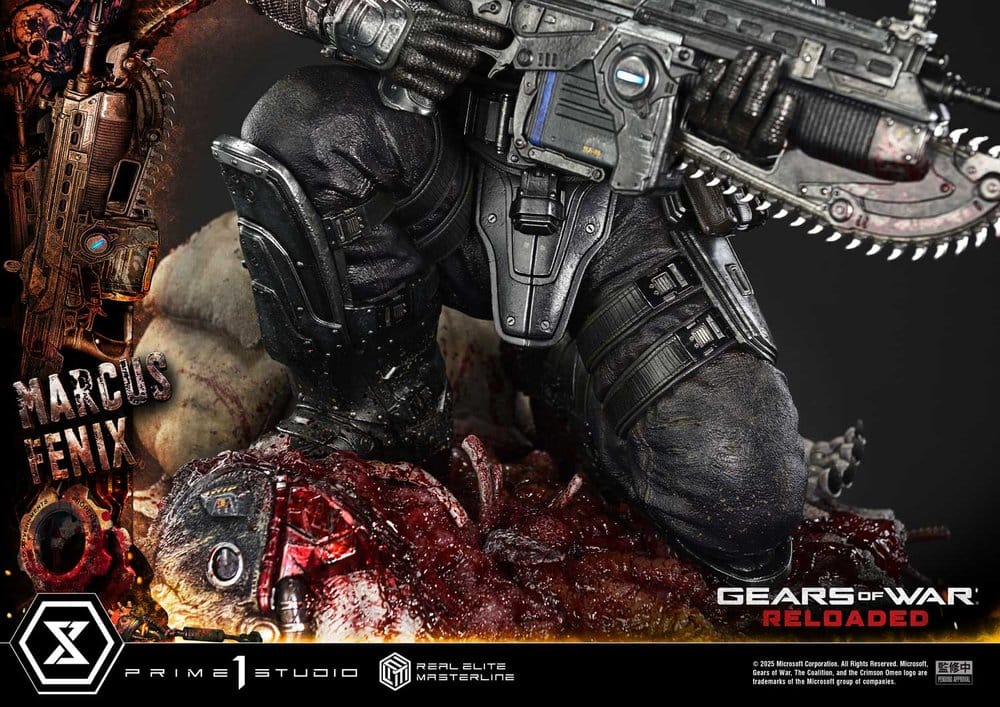 Gears of War: Reloaded Real Elite Masterline Series Statue 1/3 Marcus Fenix Ultimate Version 97 cm [16]