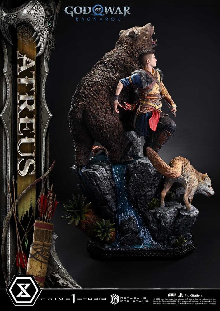 God of War: Ragnarok Real Elite Masterline Statue 1/3 Atreus 96 cm [1]