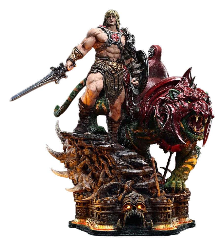 Collectibles - Masters of the Universe Real Elite Masterline Series Statue 1/4 He-Man & Battle Cat 86 cm