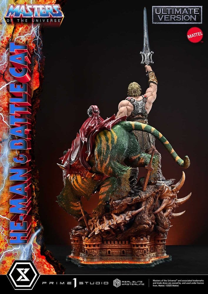 Masters of the Universe Real Elite Masterline Series Statue 1/4 He-Man & Battle Cat Ultimate Version 86 cm [9]