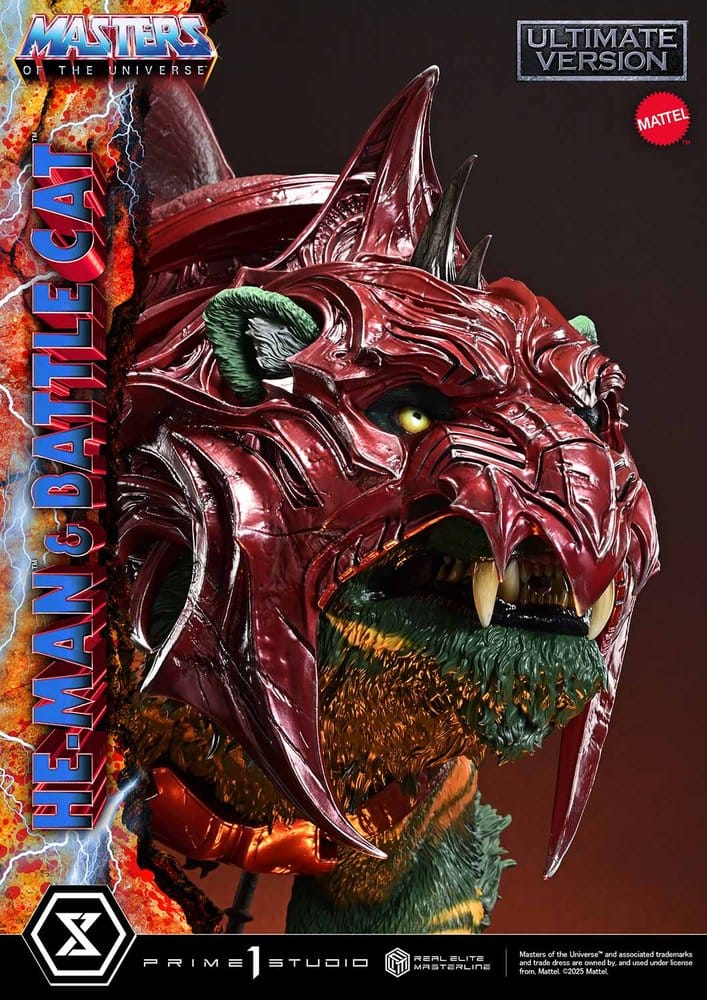 Masters of the Universe Real Elite Masterline Series Statue 1/4 He-Man & Battle Cat Ultimate Version 86 cm [15]