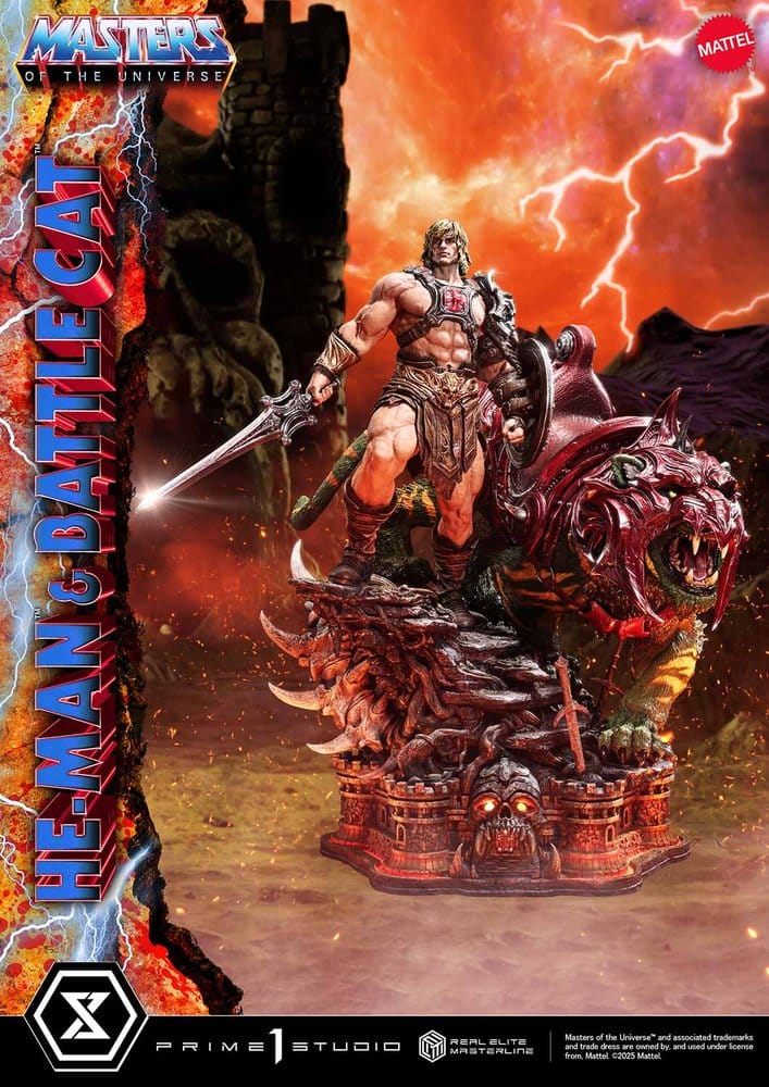 Masters of the Universe Real Elite Masterline Series Statue 1/4 He-Man & Battle Cat Ultimate Version 86 cm [21]