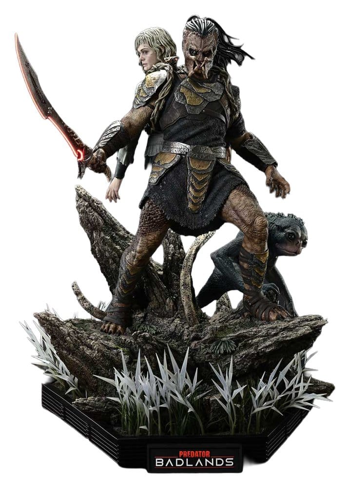 Predator Real Elite Masterline Statue 1/3 Badlands Dek & Thia 87 cm