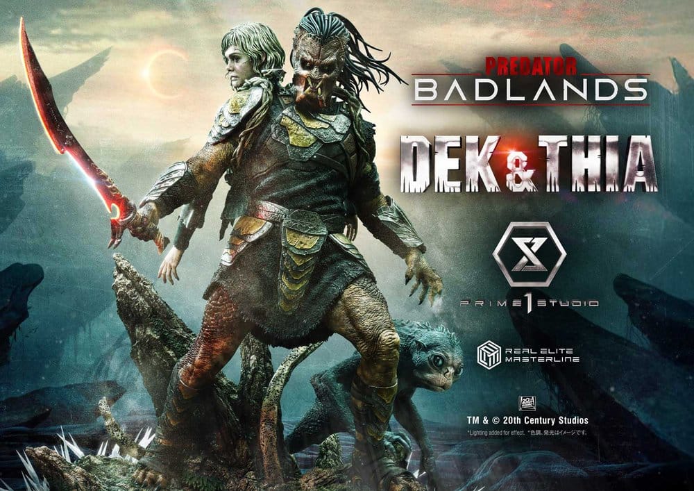 PRECOMENZI - Predator Real Elite Masterline Statue 1/3 Badlands Dek & Thia 87 cm