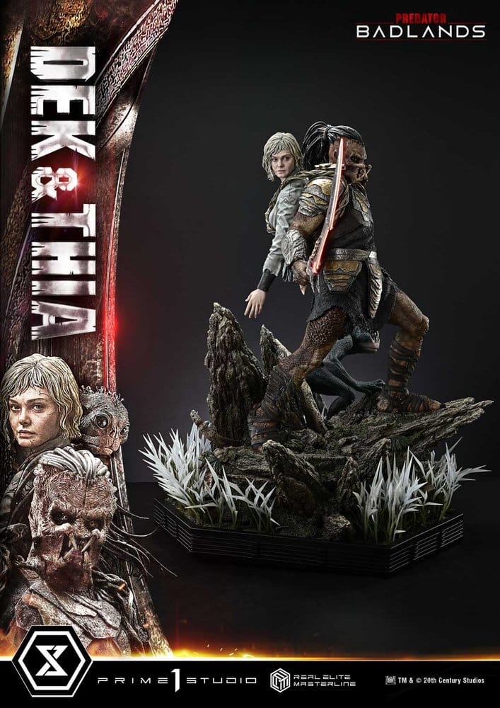 Predator Real Elite Masterline Statue 1/3 Badlands Dek & Thia 87 cm [5]