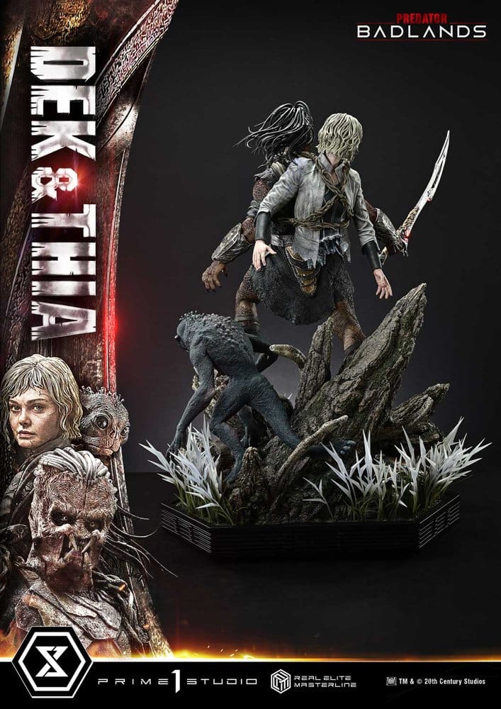 Predator Real Elite Masterline Statue 1/3 Badlands Dek & Thia 87 cm [6]