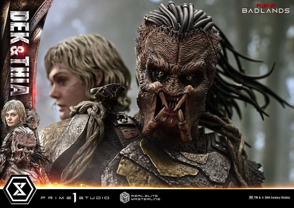 Predator Real Elite Masterline Statue 1/3 Badlands Dek & Thia 87 cm [8]