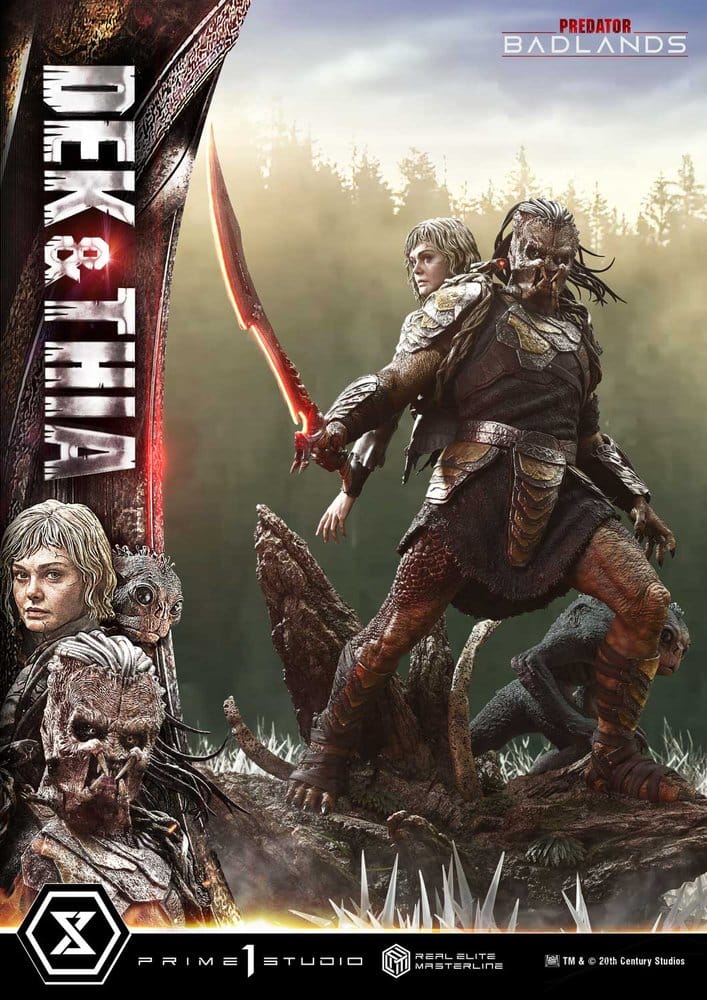 Predator Real Elite Masterline Statue 1/3 Badlands Dek & Thia Deluxe Version 87 cm [4]