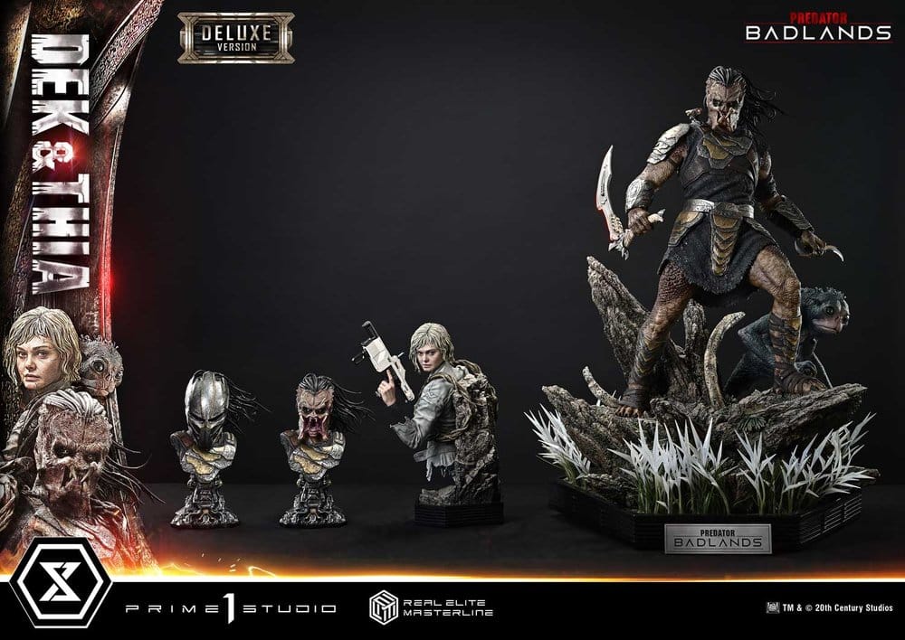 Predator Real Elite Masterline Statue 1/3 Badlands Dek & Thia Deluxe Version 87 cm [10]