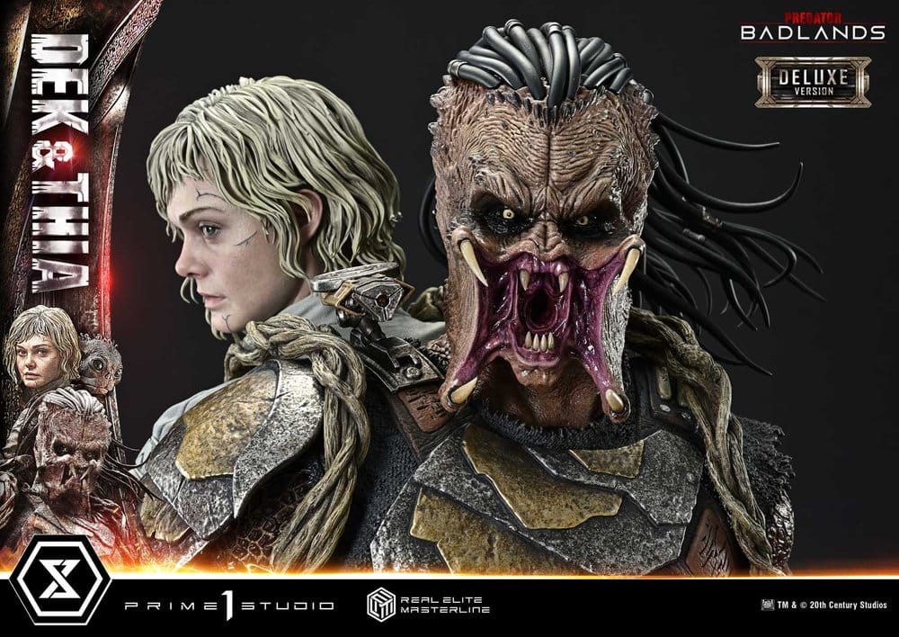 Predator Real Elite Masterline Statue 1/3 Badlands Dek & Thia Deluxe Version 87 cm [16]