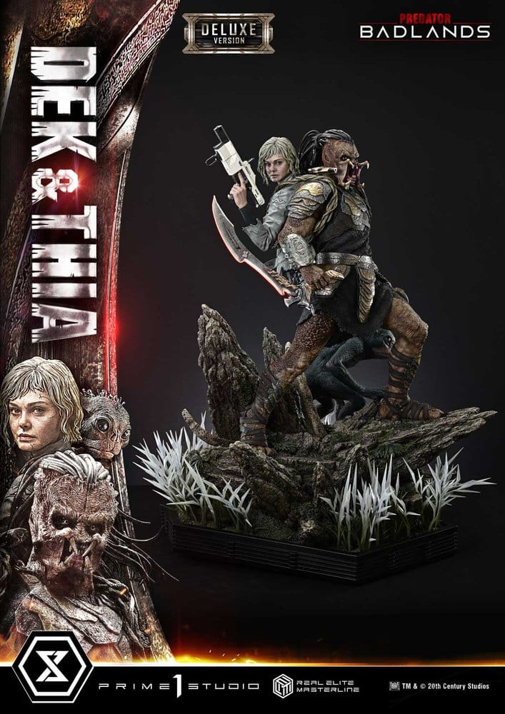 Predator Real Elite Masterline Statue 1/3 Badlands Dek & Thia Deluxe Version 87 cm [18]