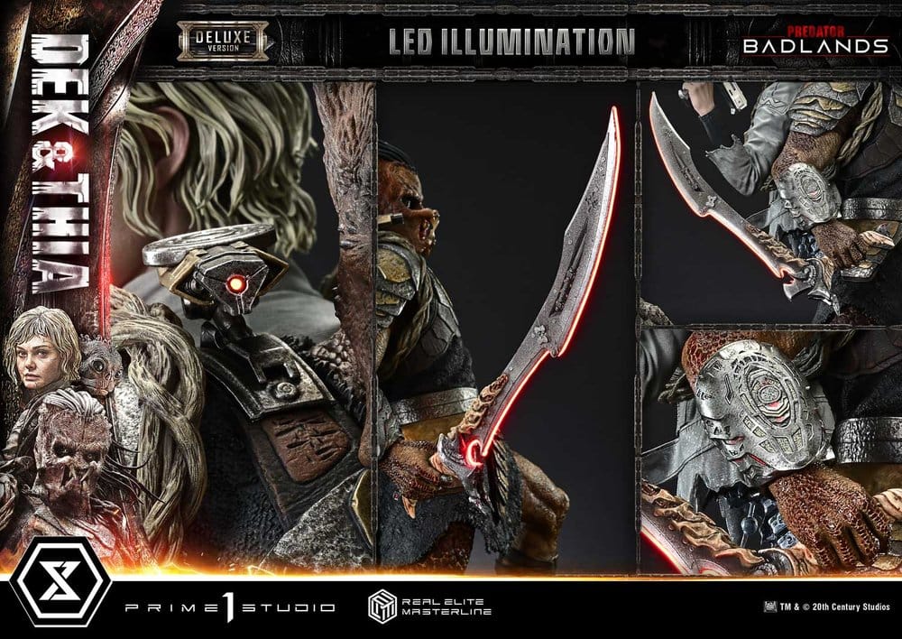 Predator Real Elite Masterline Statue 1/3 Badlands Dek & Thia DX Bonus Version 87 cm [12]