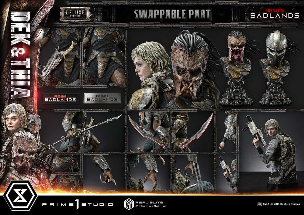 Predator Real Elite Masterline Statue 1/3 Badlands Dek & Thia DX Bonus Version 87 cm [13]