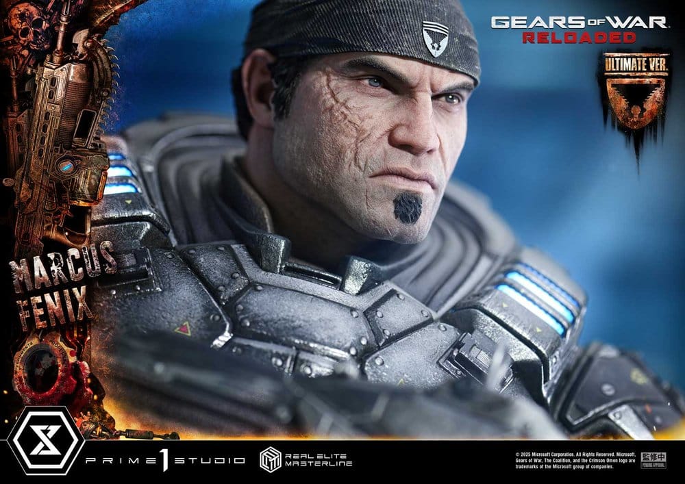 Gears of War: Reloaded Real Elite Masterline Series Statue 1/3 Marcus Fenix Ultimate Version 97 cm [20]