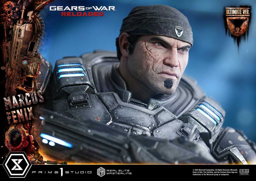 Gears of War: Reloaded Real Elite Masterline Series Statue 1/3 Marcus Fenix Ultimate Version 97 cm [22]