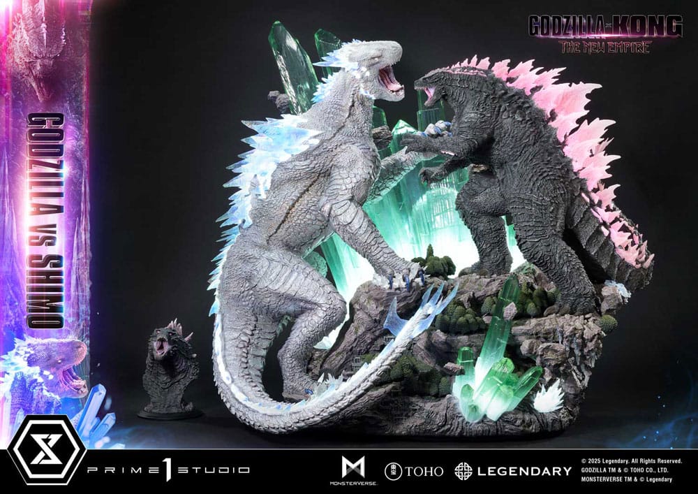 Godzilla x Kong: The New Empire Ultimate Diorama Masterline Series Statue Godzilla vs Shimo 86 cm afbeelding