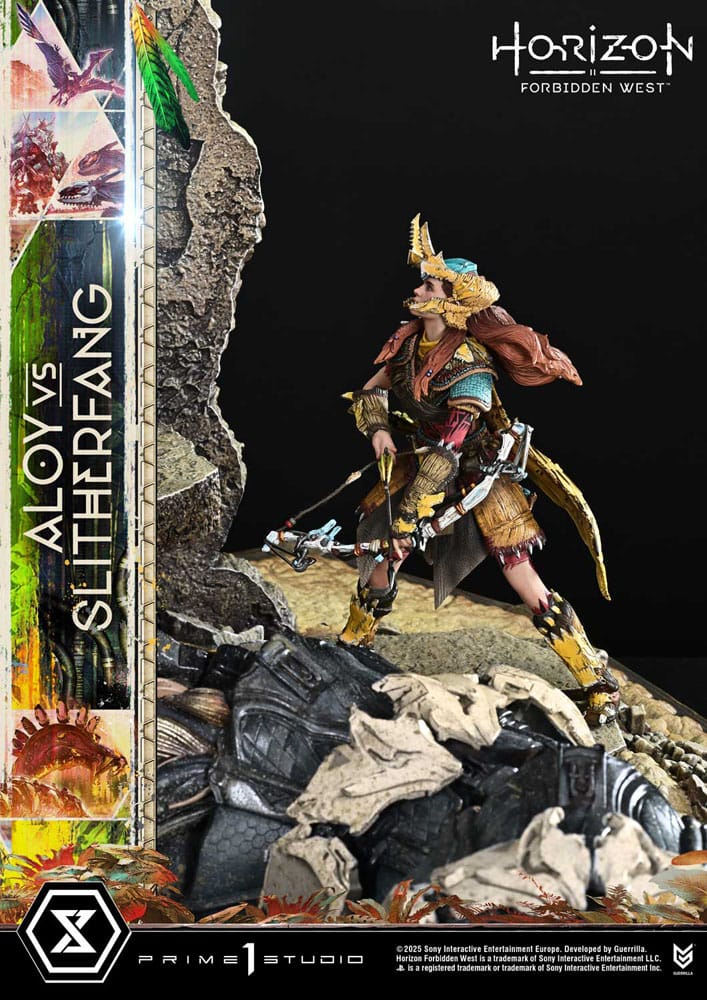Horizon Forbidden West Ultimate Diorama Masterline Series Statue Aloy vs. The Slitherfang 82 cm [18]