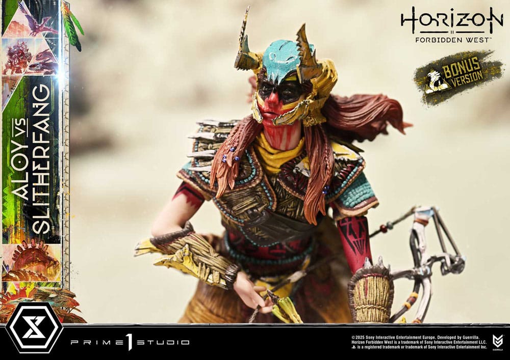 Horizon Forbidden West Ultimate Diorama Masterline Series Statue Aloy vs. The Slitherfang Bonus Version 82 cm [18]