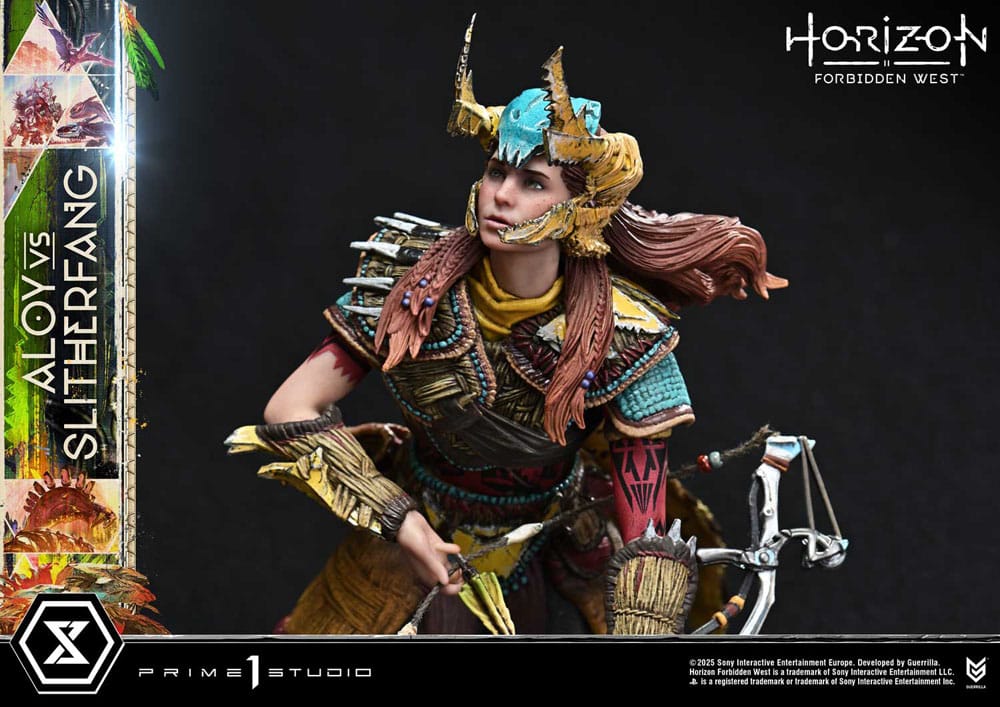 Horizon Forbidden West Ultimate Diorama Masterline Series Statue Aloy vs. The Slitherfang Bonus Version 82 cm [26]