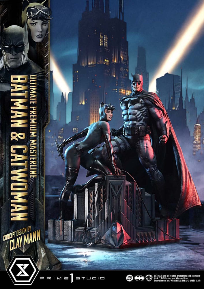 DC Comics Ultimate Premium Masterline Series Statue 1/4 Batman & Catwoman (Concept Design by Clay Mann) 56 cm [1]
