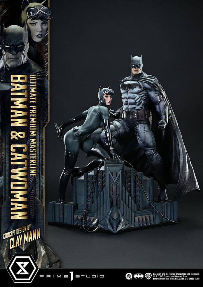 DC Comics Ultimate Premium Masterline Series Statue 1/4 Batman & Catwoman (Concept Design by Clay Mann) 56 cm [8]