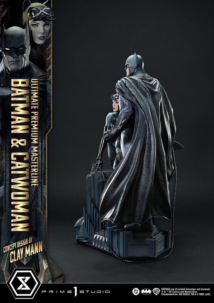 DC Comics Ultimate Premium Masterline Series Statue 1/4 Batman & Catwoman (Concept Design by Clay Mann) 56 cm [10]