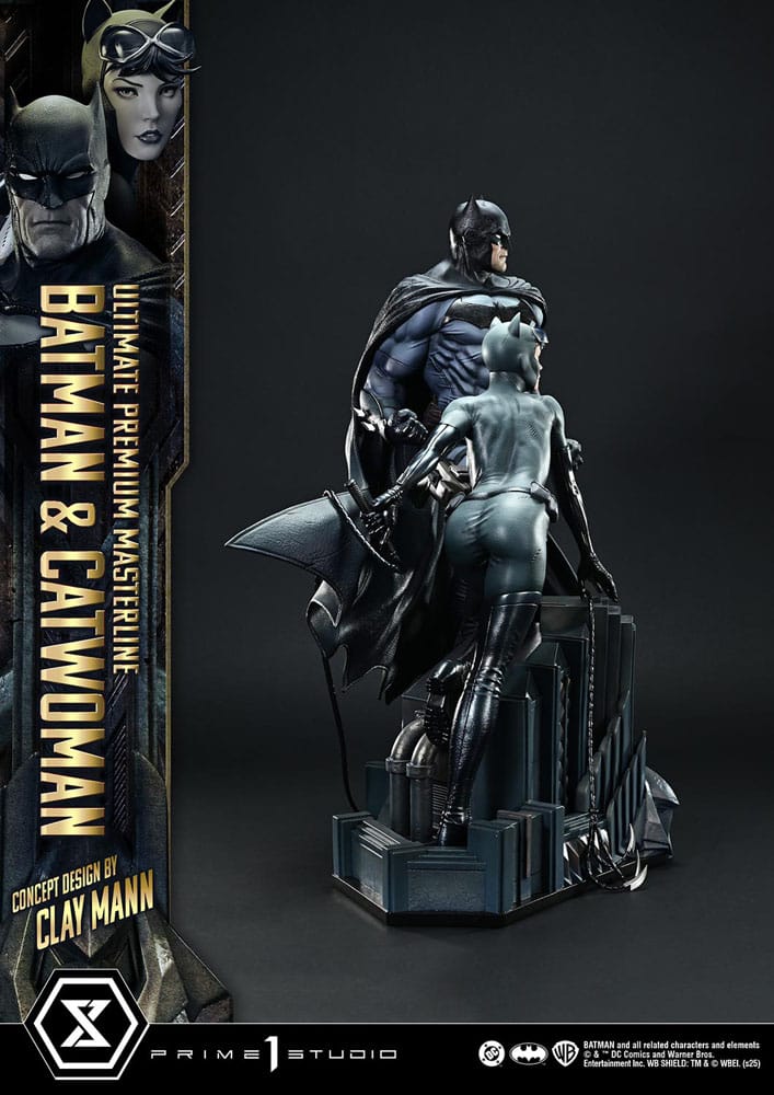 DC Comics Ultimate Premium Masterline Series Statue 1/4 Batman & Catwoman (Concept Design by Clay Mann) 56 cm [11]