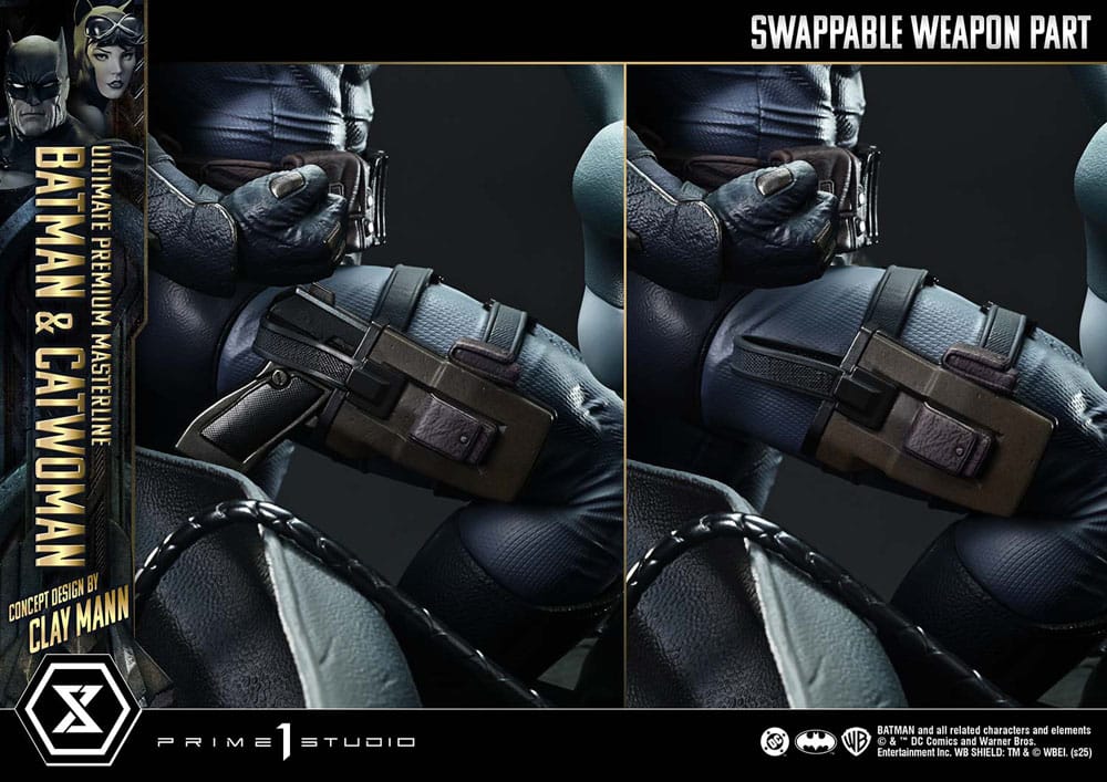 DC Comics Ultimate Premium Masterline Series Statue 1/4 Batman & Catwoman (Concept Design by Clay Mann) Bonus Version 56 cm [8]