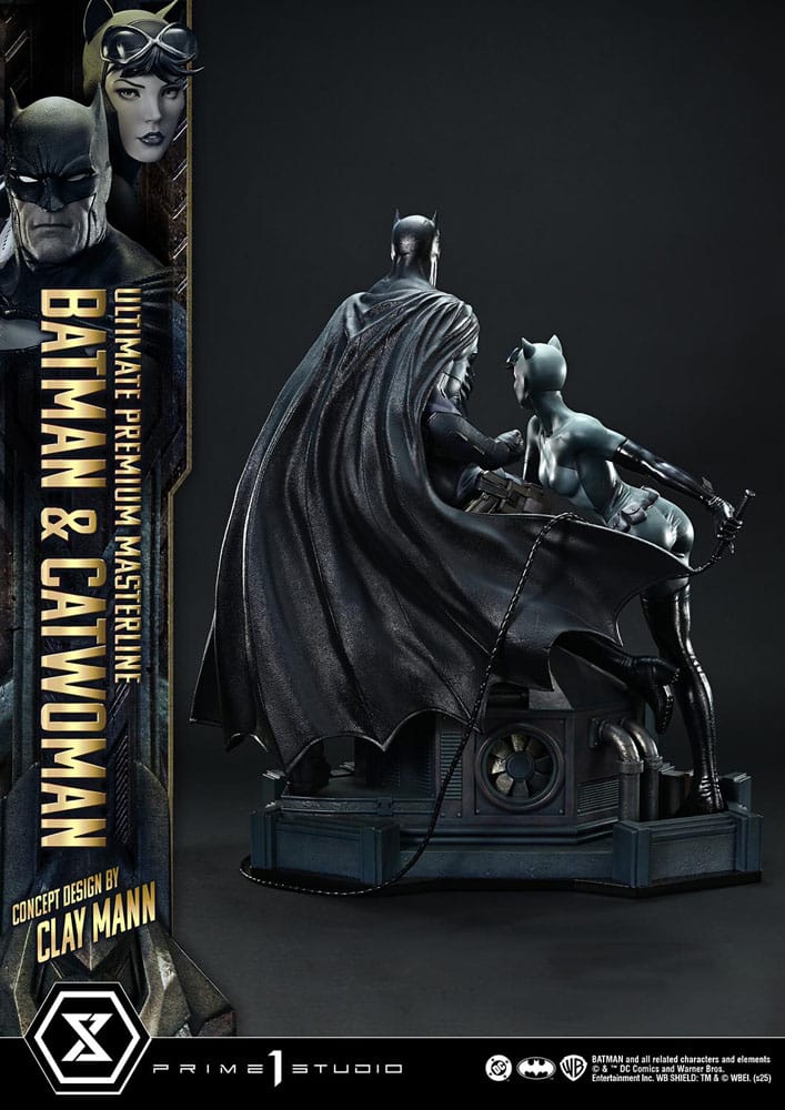 DC Comics Ultimate Premium Masterline Series Statue 1/4 Batman & Catwoman (Concept Design by Clay Mann) Bonus Version 56 cm [12]
