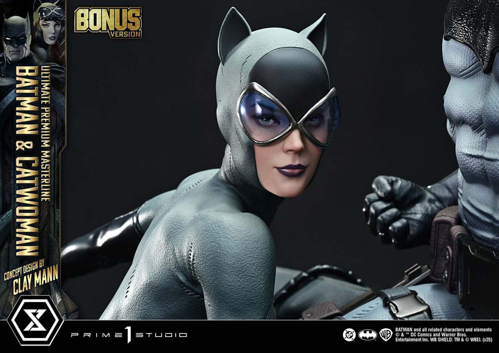 DC Comics Ultimate Premium Masterline Series Statue 1/4 Batman & Catwoman (Concept Design by Clay Mann) Bonus Version 56 cm [18]