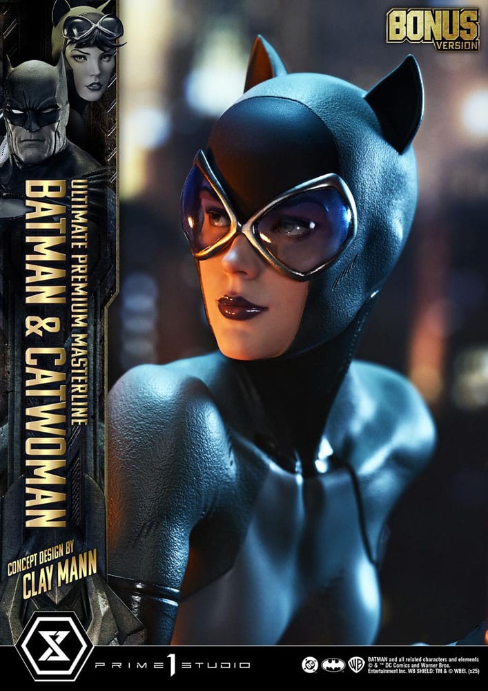 DC Comics Ultimate Premium Masterline Series Statue 1/4 Batman & Catwoman (Concept Design by Clay Mann) Bonus Version 56 cm [19]