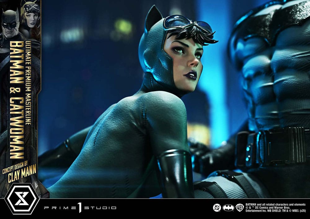 DC Comics Ultimate Premium Masterline Series Statue 1/4 Batman & Catwoman (Concept Design by Clay Mann) Bonus Version 56 cm [22]