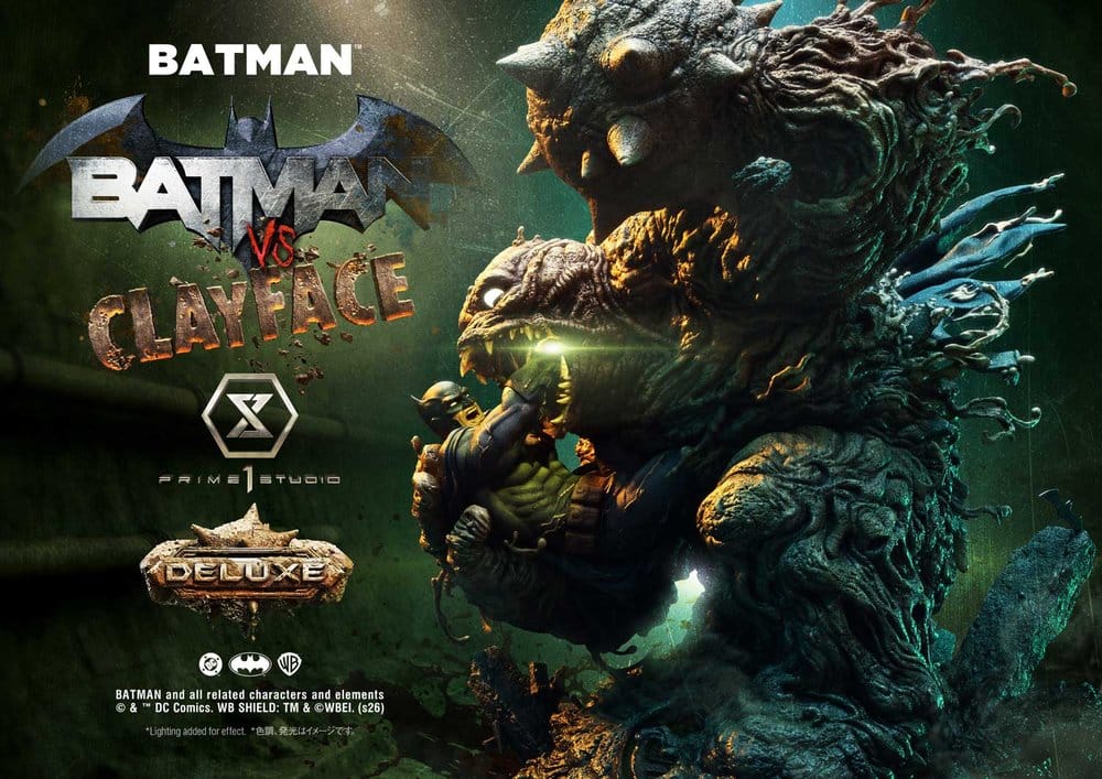 PRECOMENZI - DC Comics Ultimate Premium Masterline Series Statue 1/4 Batman VS Clayface Deluxe Version 83 cm