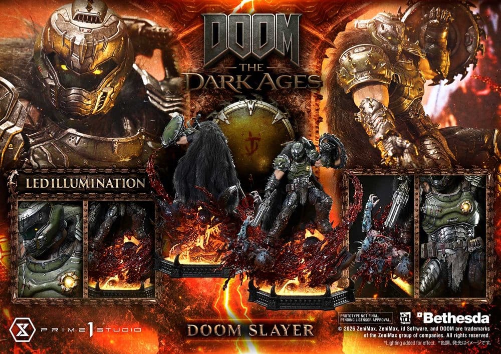 DOOM: The Dark Ages Ultimate Premium Masterline Series Statue 1/4 DOOM Slayer 77 cm [2]